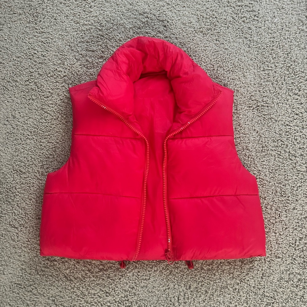 Red Puffer Vest